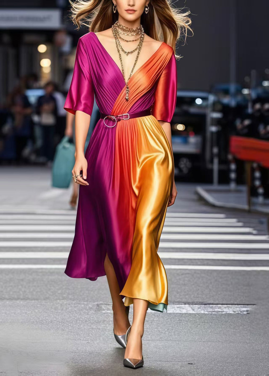 Classic Vintage Dress with a Flattering Fit