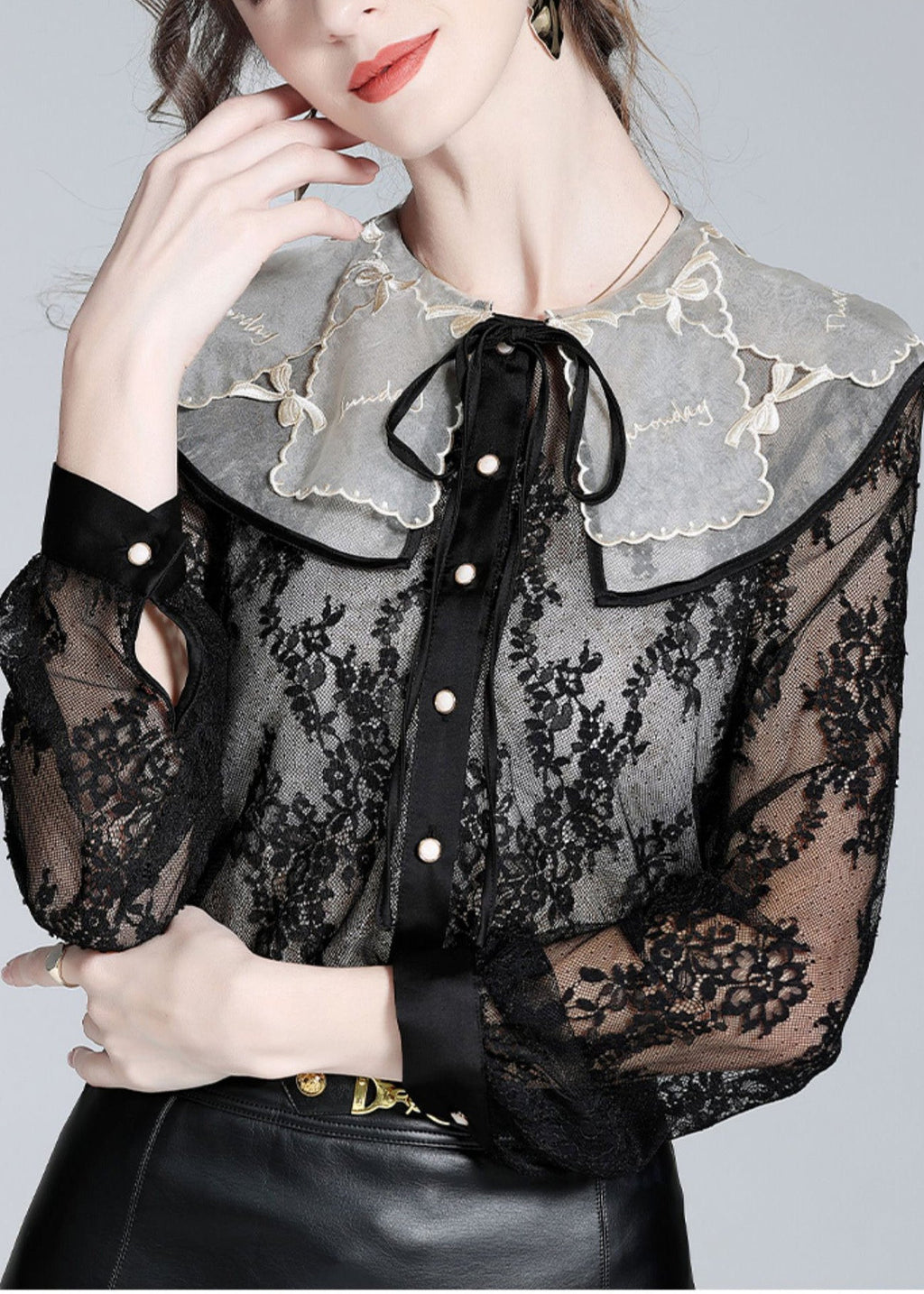 A Vintage Style Top with Delicate Timeless Details