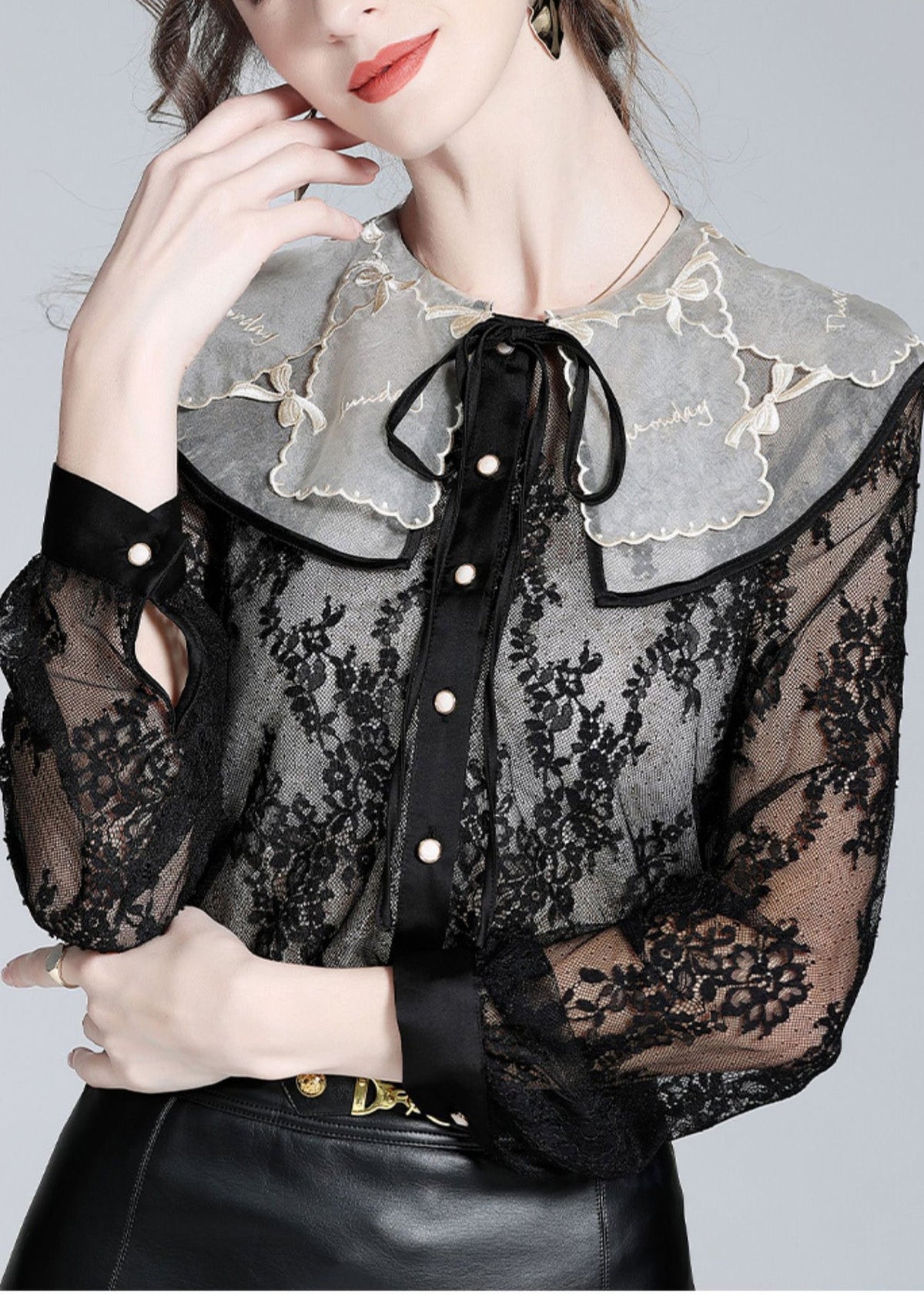 A Vintage Style Top with Delicate Timeless Details