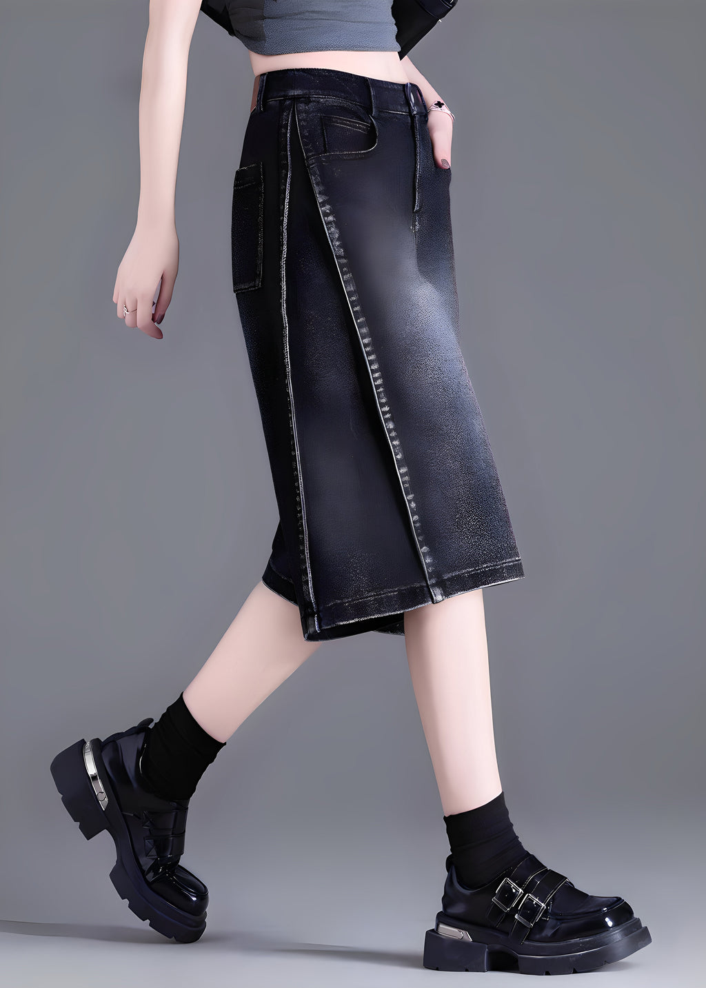 A Vintage Style Pants with Delicate Timeless Details
