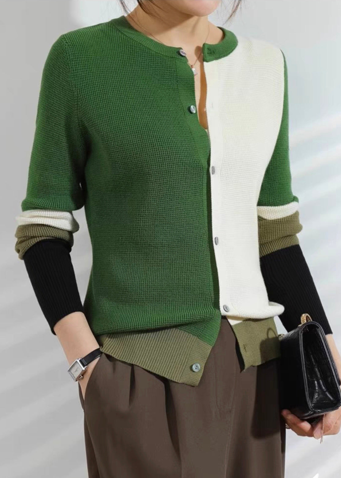 Classic Vintage Cardigan with a Flattering Fit
