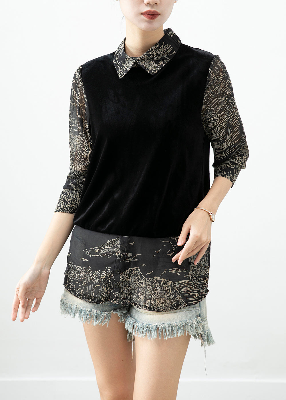 Well Tailored Shirt with a Graceful Silhouette