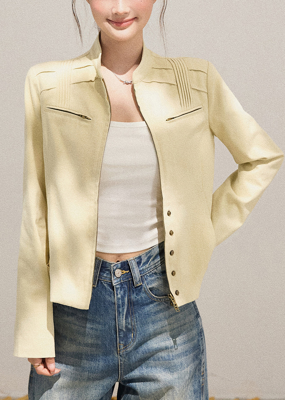 Vintage Inspired Jacket with a Contemporary Edge