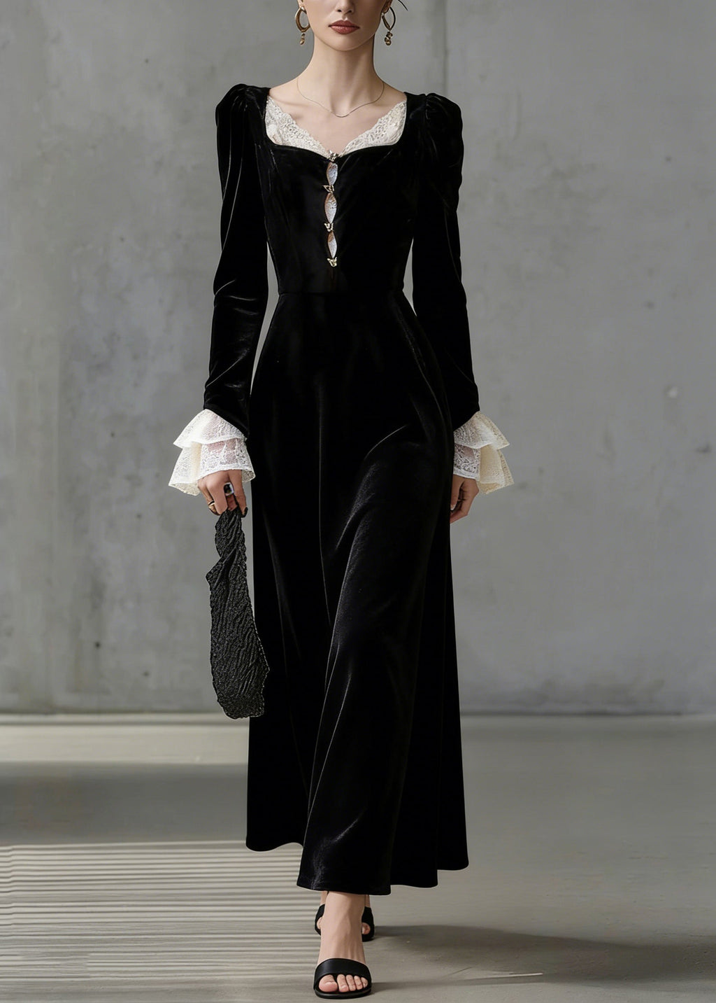 A Vintage Style Dress with Delicate Timeless Details