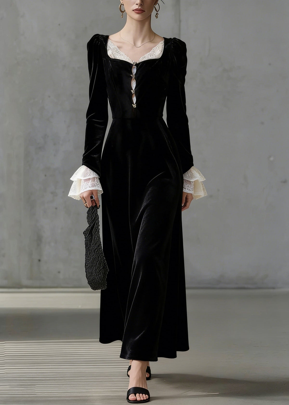 A Vintage Style Dress with Delicate Timeless Details