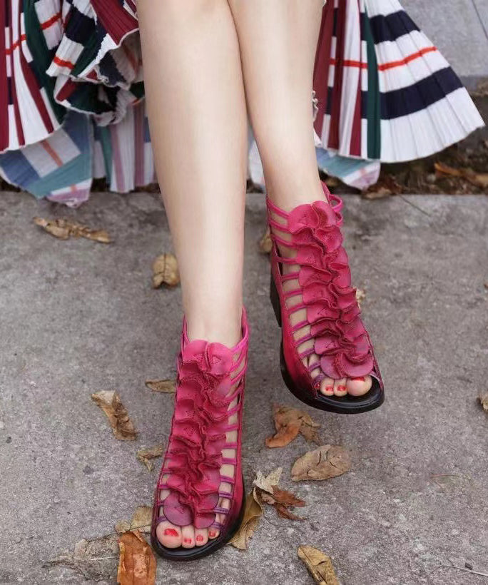 Chic Orthopedic Boots with Unique Design