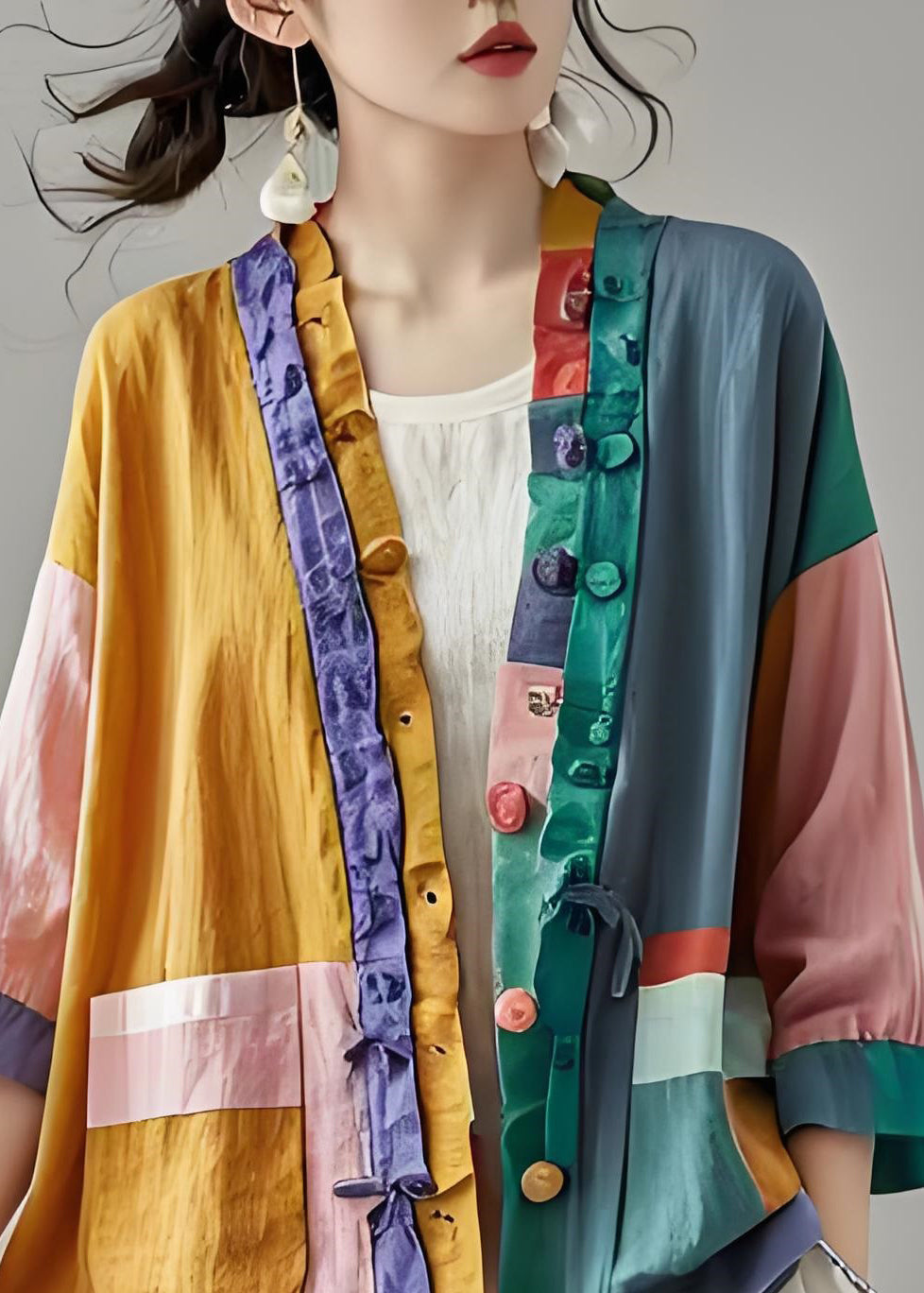 Well Tailored Cardigan with a Graceful Silhouette