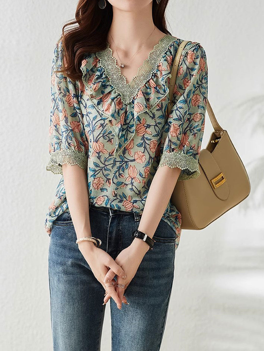 A Vintage Style Shirt with Delicate Timeless Details