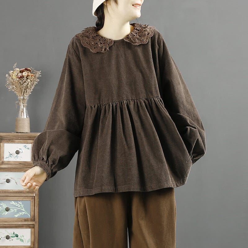 A Vintage Style Sweater with Delicate Timeless Details
