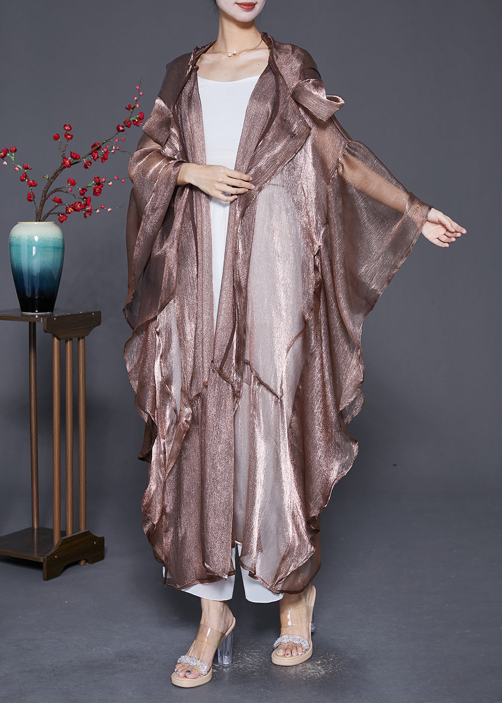A Vintage Style Cardigan with Delicate Timeless Details