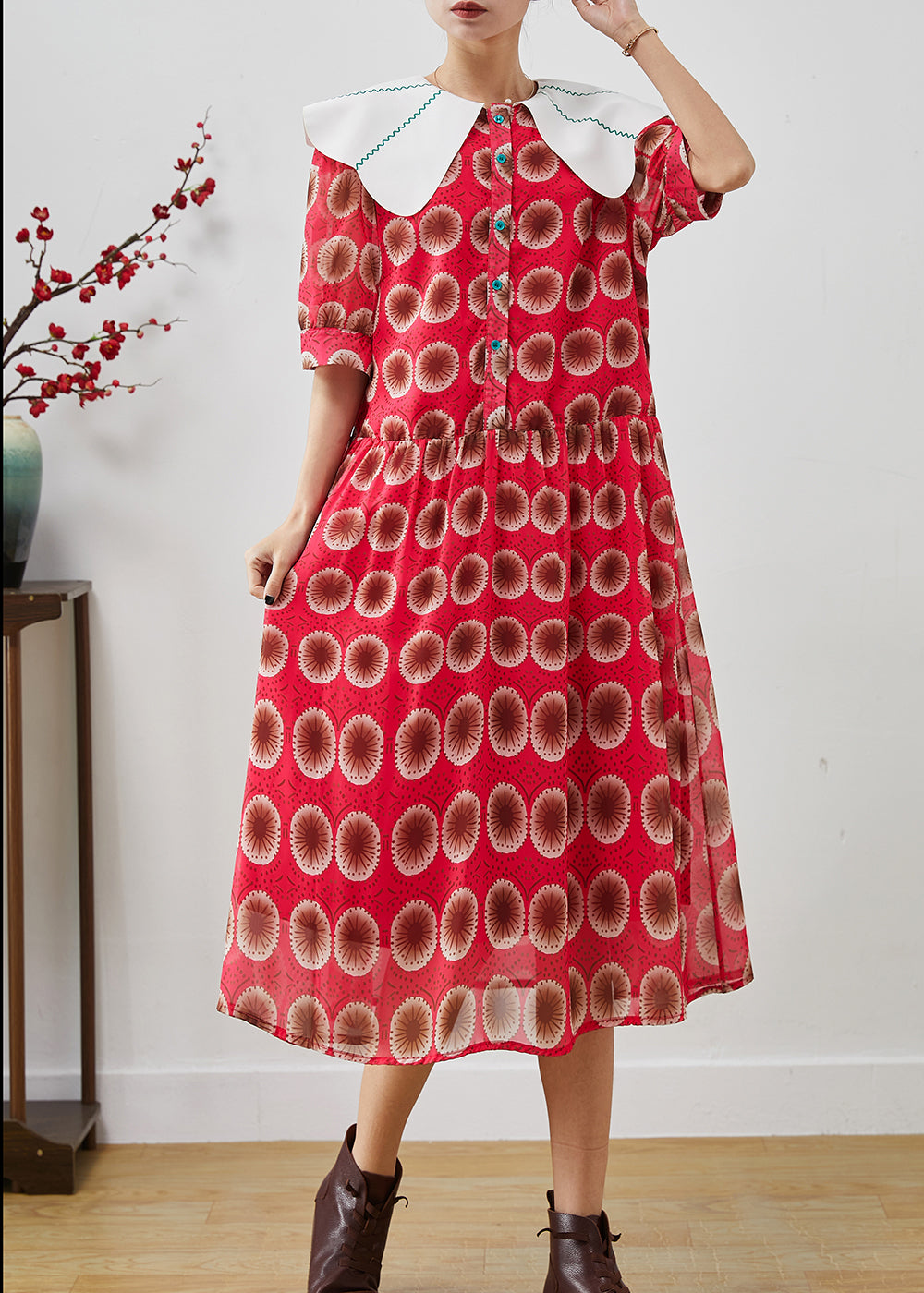 A Vintage Style Dress with Delicate Timeless Details