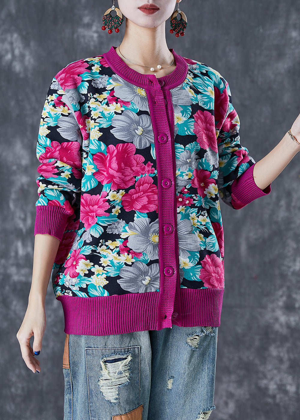 A Vintage Style Sweater with Delicate Timeless Details