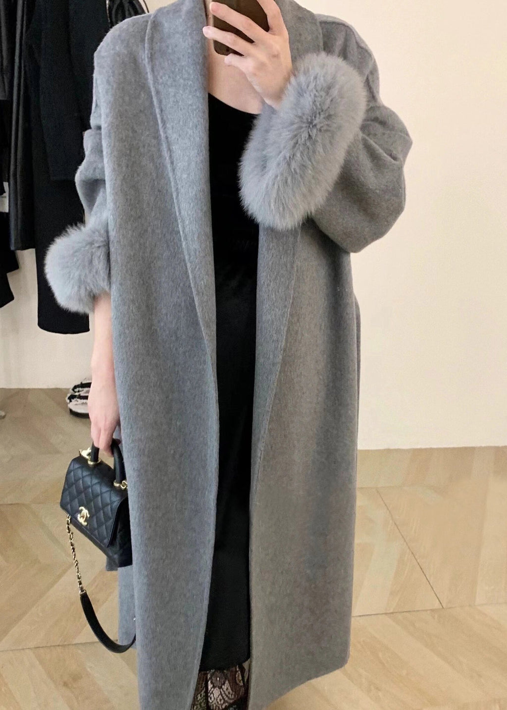 A Vintage Style Coat with Delicate Timeless Details