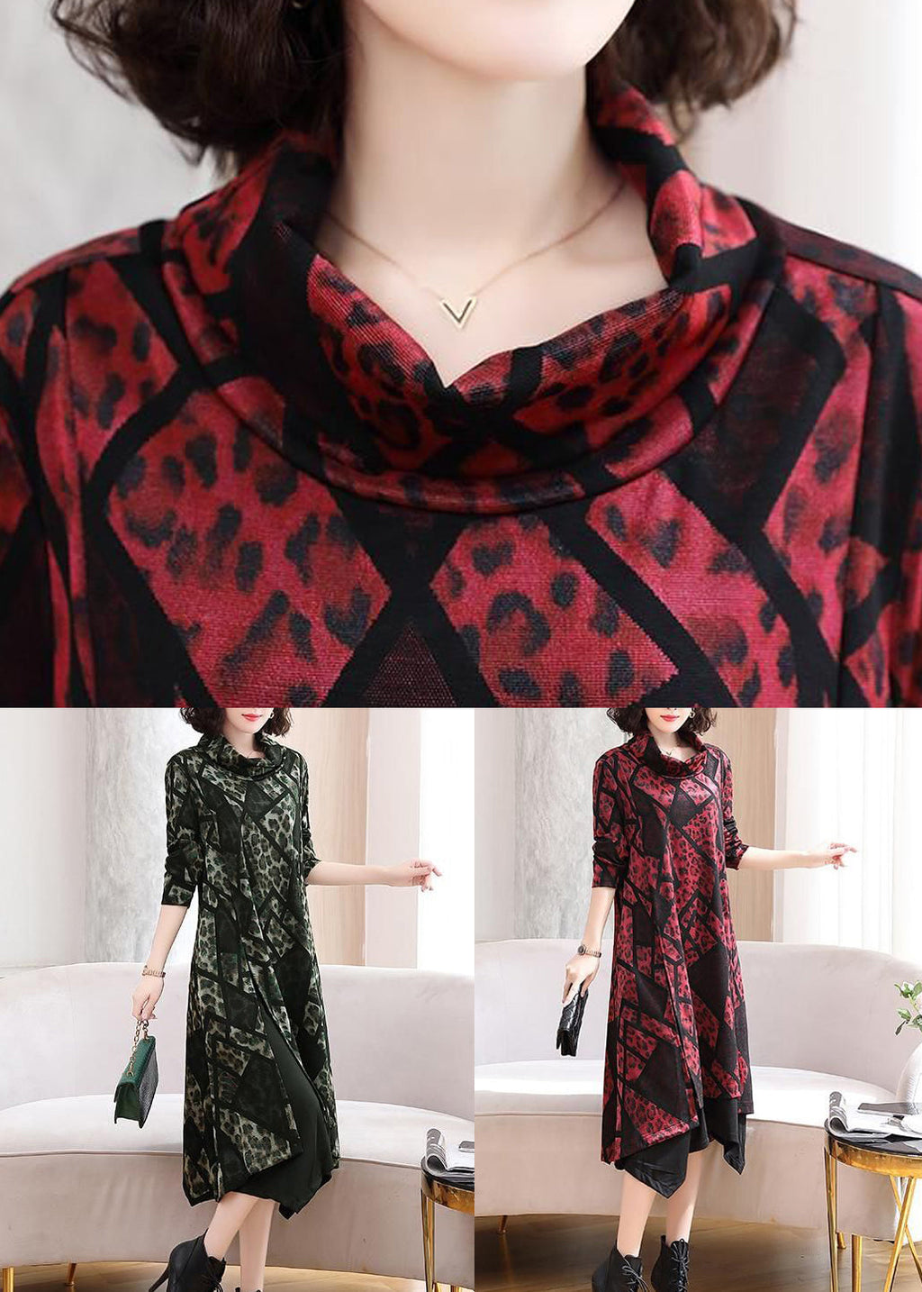 Classic Vintage Dress with a Flattering Fit