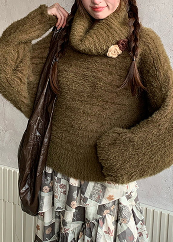 A Vintage Style Sweater with Delicate Timeless Details
