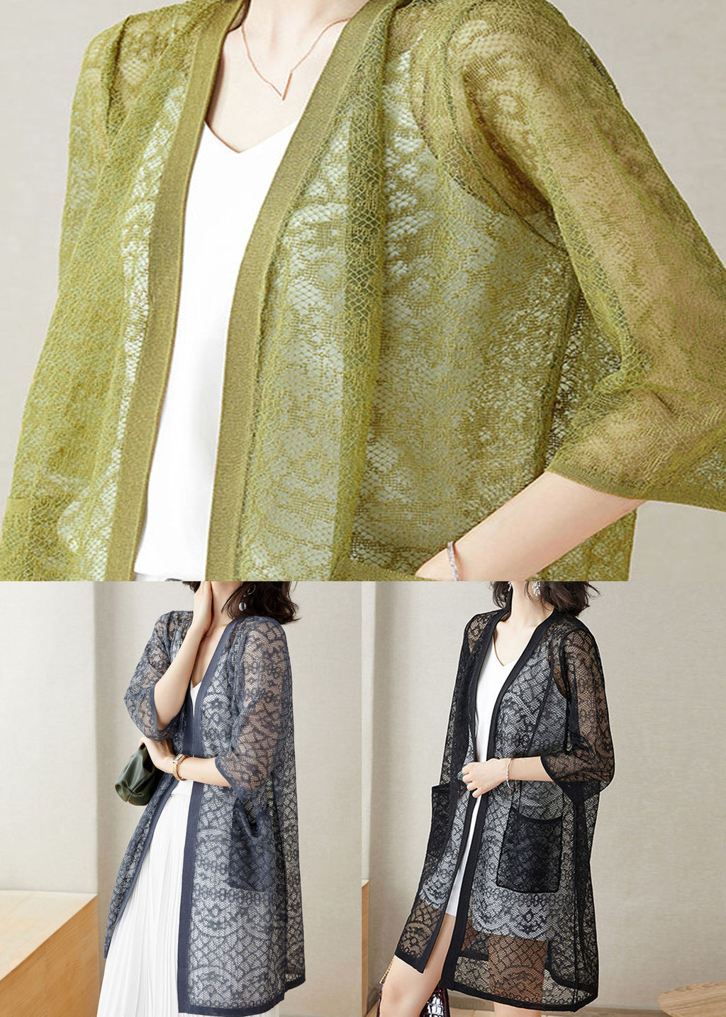 A Vintage Style Cardigan with Delicate Timeless Details