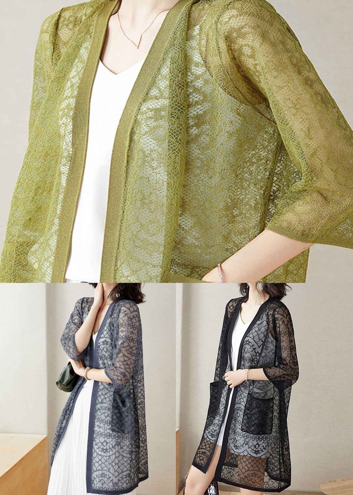 A Vintage Style Cardigan with Delicate Timeless Details
