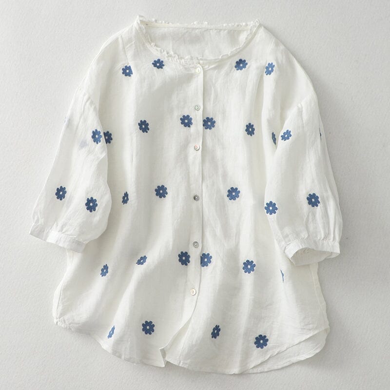 A Vintage Style Blouse with Delicate Timeless Details