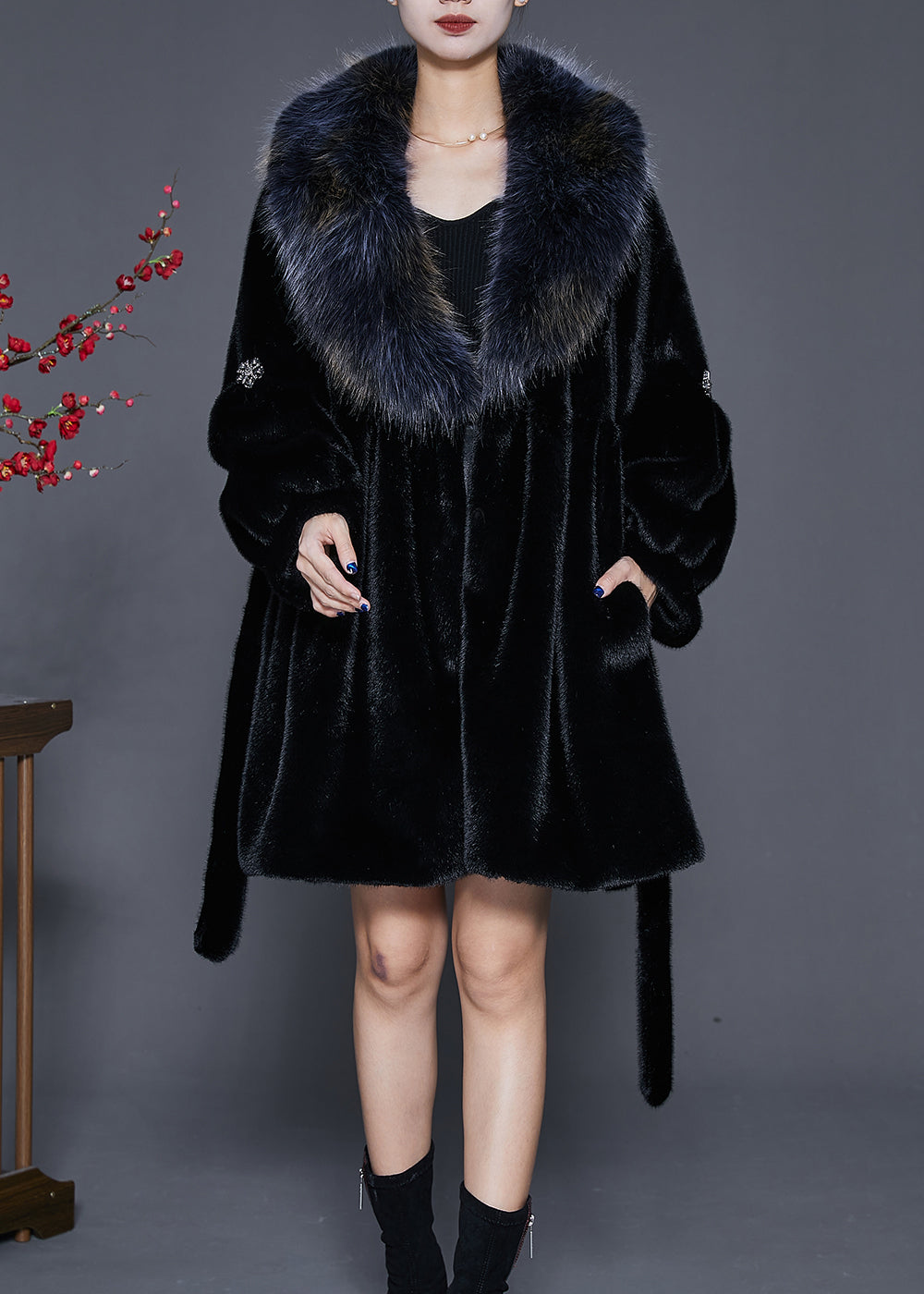 A Vintage Style Coat with Delicate Timeless Details