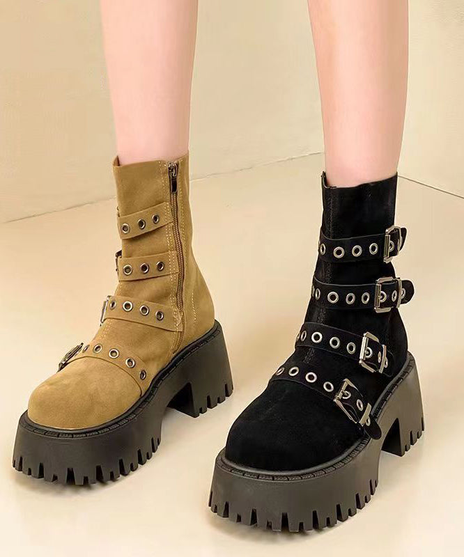Classic Orthopedic Boots with Timeless Style