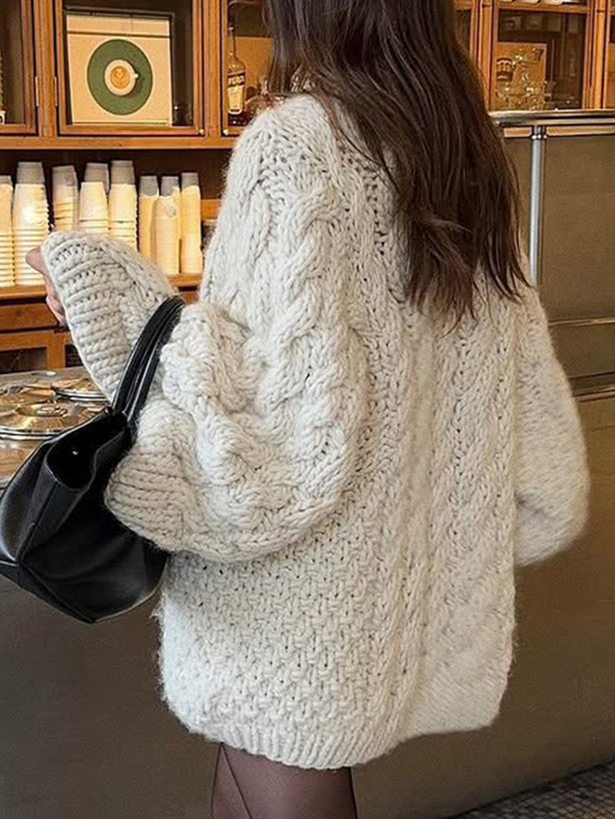 Classic Vintage Sweater with a Flattering Fit