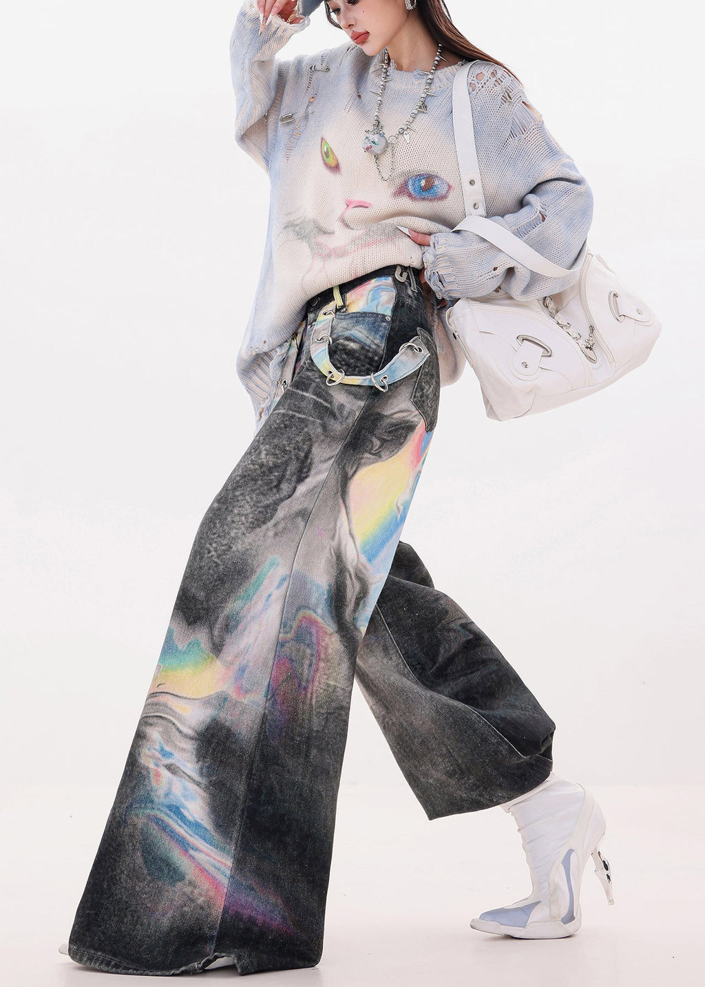 A Vintage Style Pants with Delicate Timeless Details