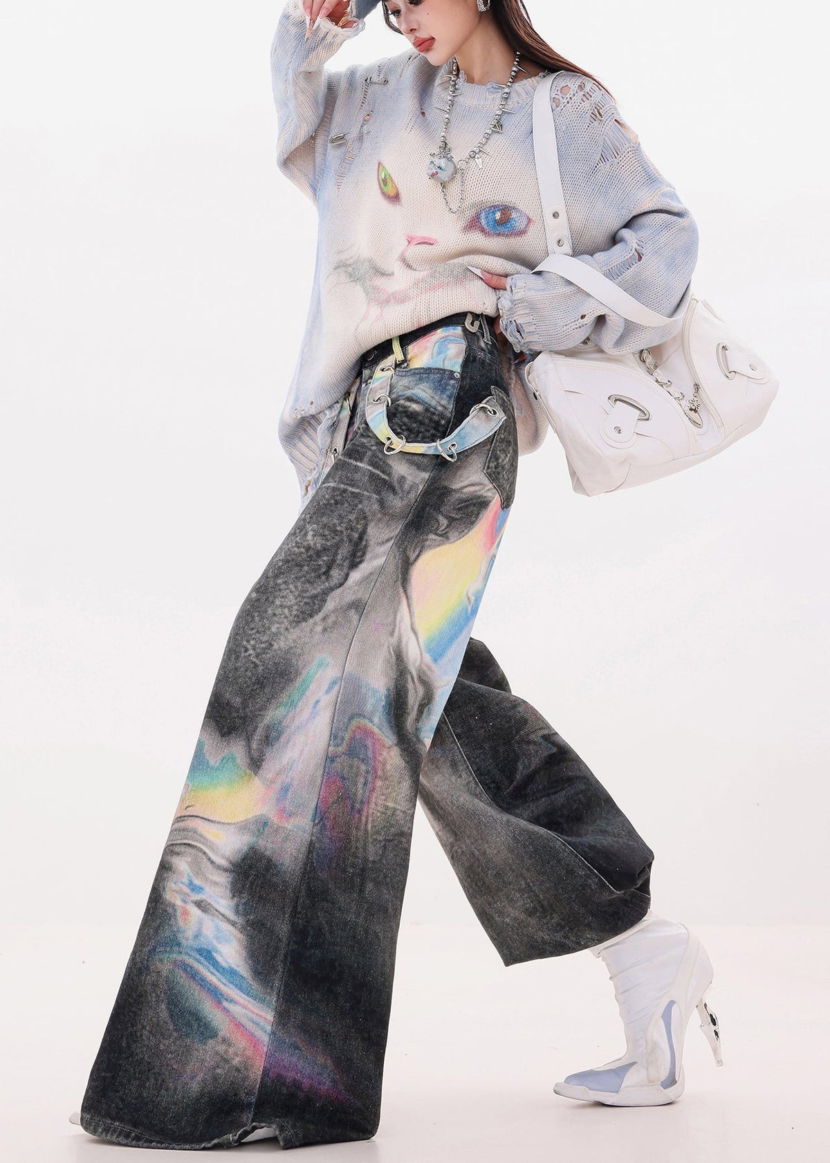 A Vintage Style Pants with Delicate Timeless Details