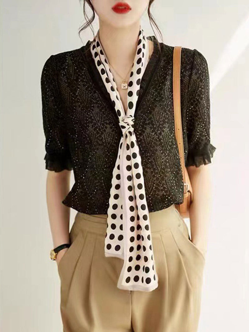 A Vintage Style Sweater with Delicate Timeless Details