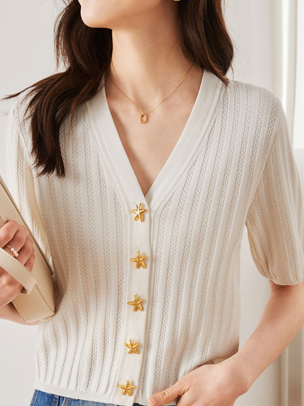 Gracefully Styled Top for Any Occasion