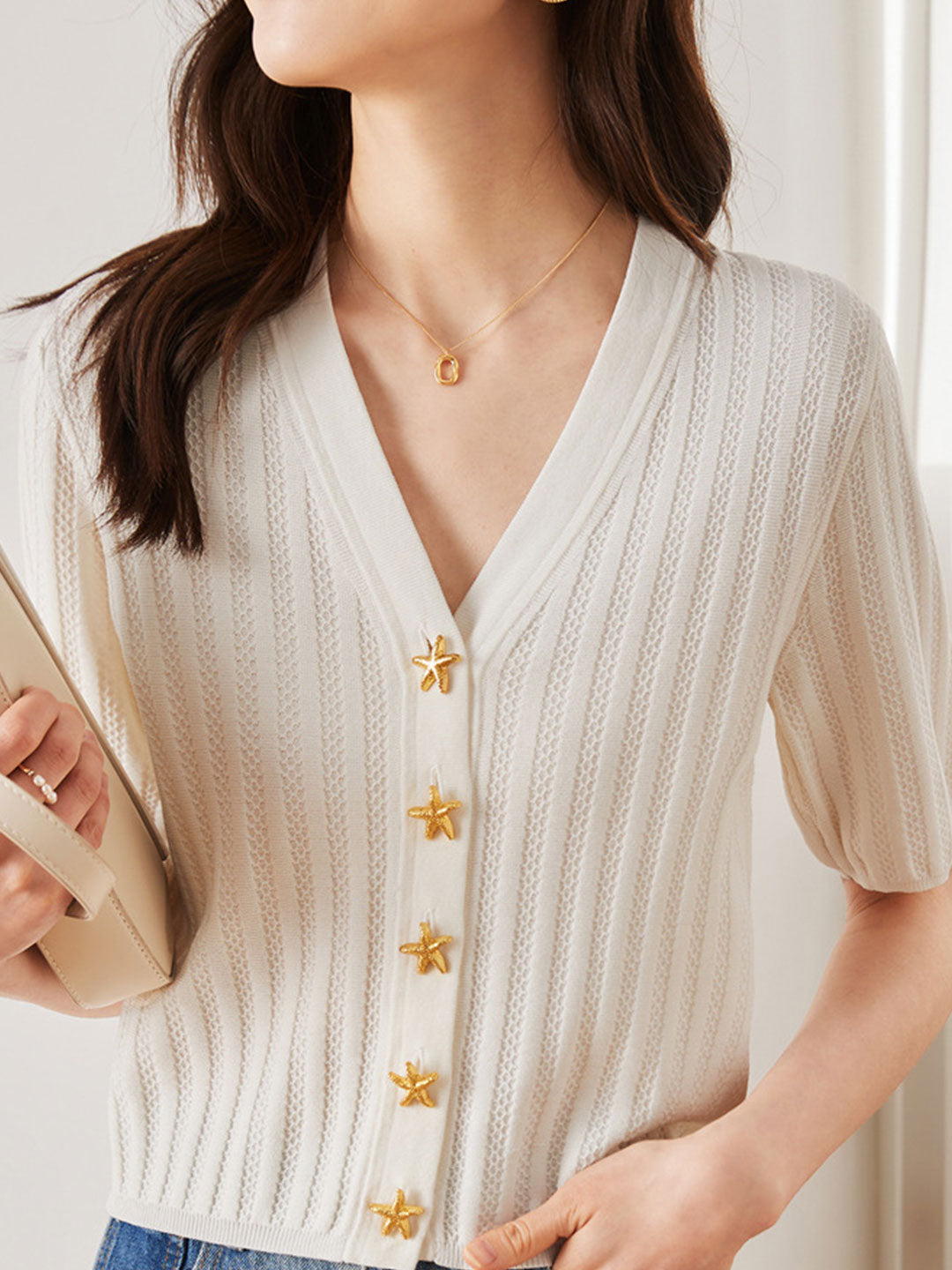 Gracefully Styled Top for Any Occasion