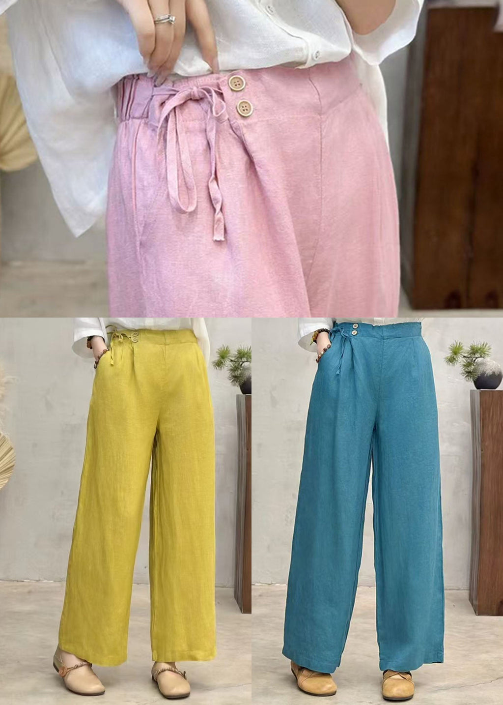 Well Tailored Pants with a Graceful Silhouette