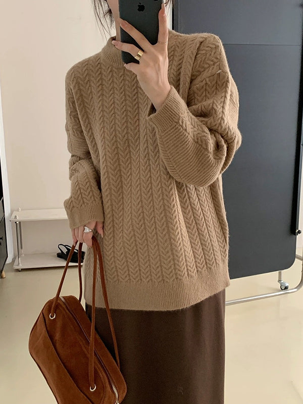 Beautifully Finished Sweater in a Timeless Design