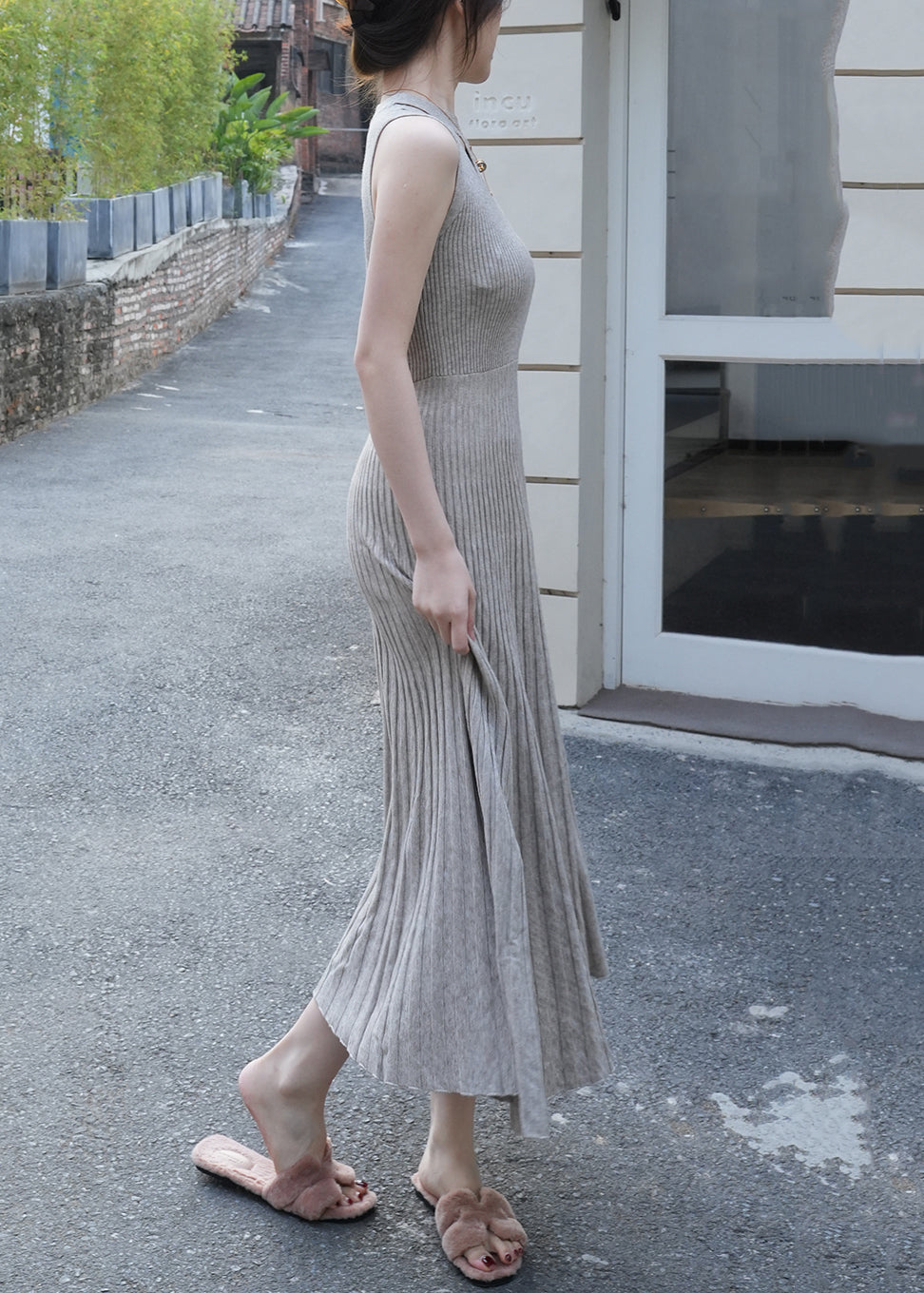 A Vintage Style Dress with Delicate Timeless Details