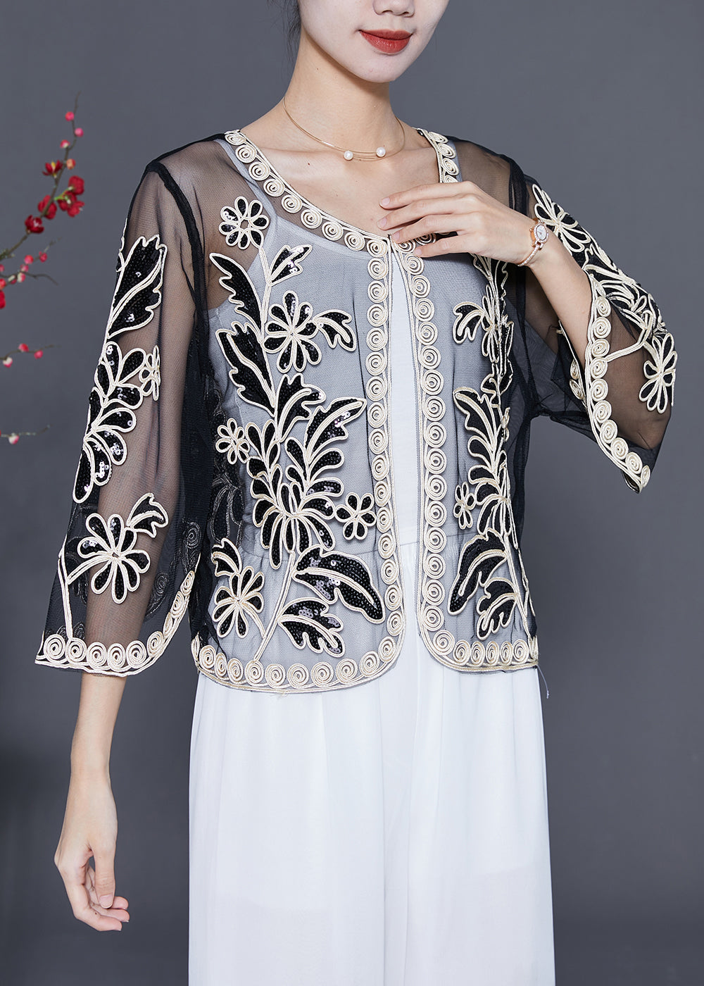 Classic Vintage Cardigan with a Flattering Fit