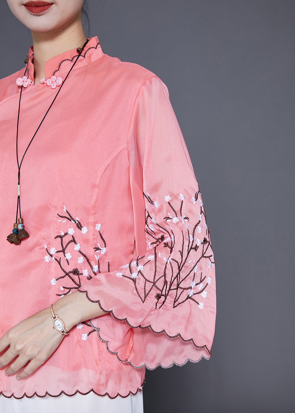 A Vintage Style Blouse with Delicate Timeless Details