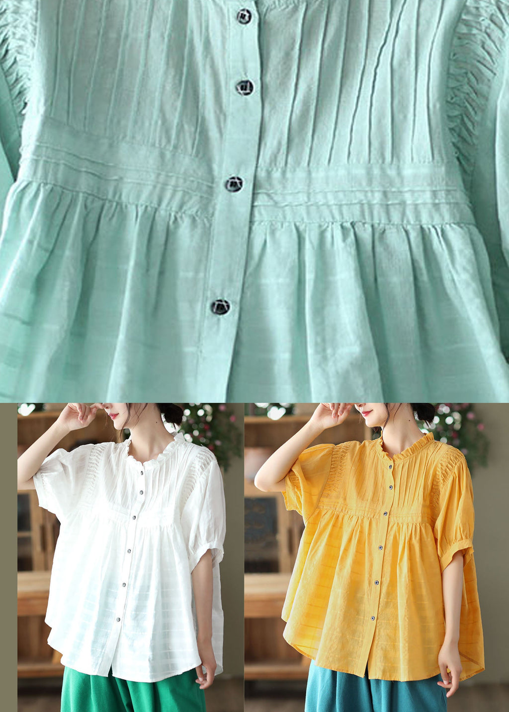 A Vintage Style Blouse with Delicate Timeless Details