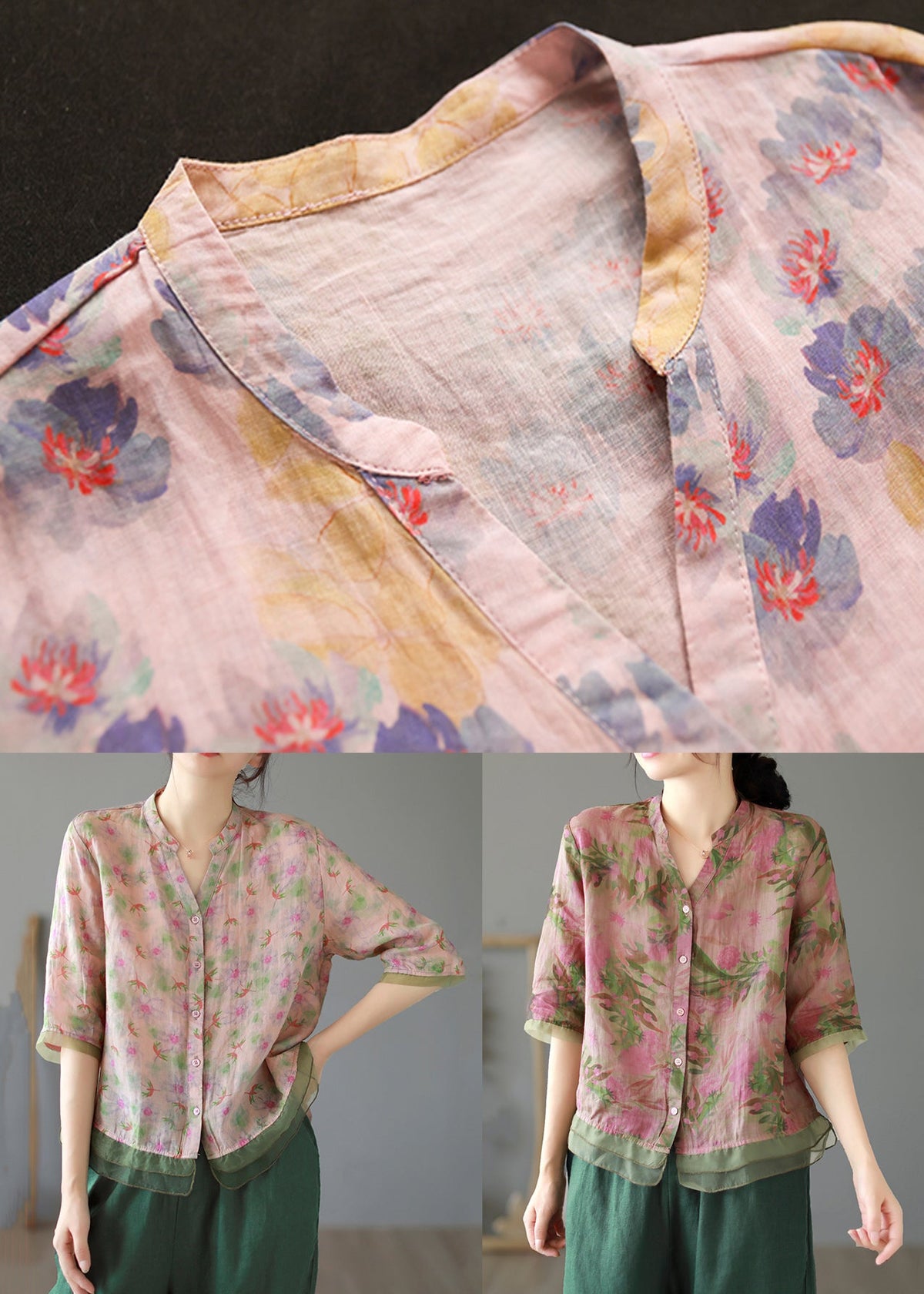 Well Tailored Blouse with a Graceful Silhouette