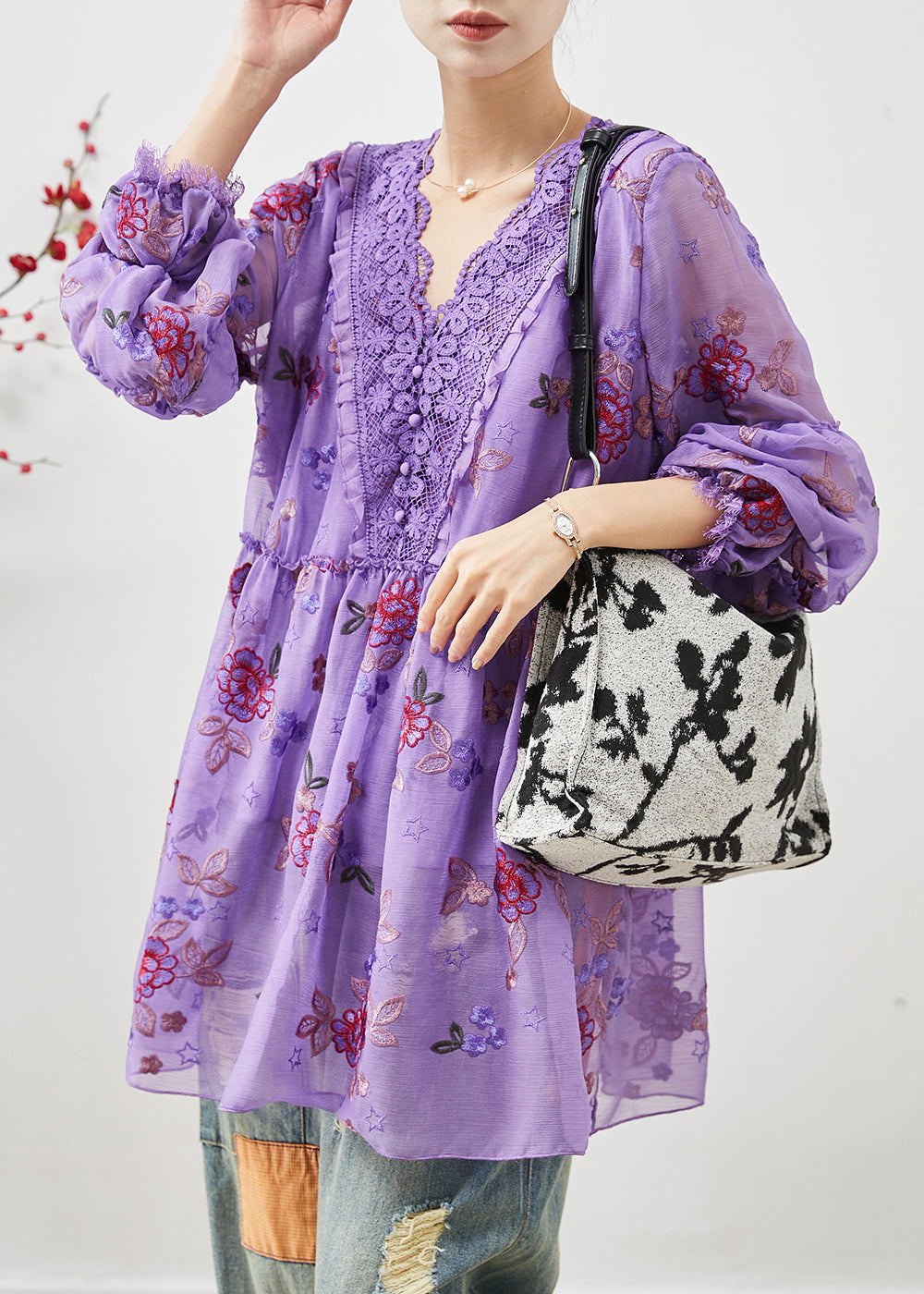 Classic Vintage Top with a Flattering Fit
