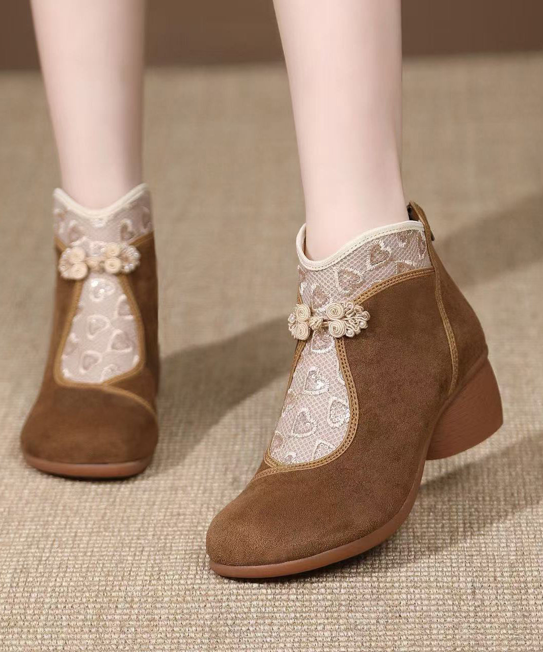 Vintage Inspired Orthopedic Boots