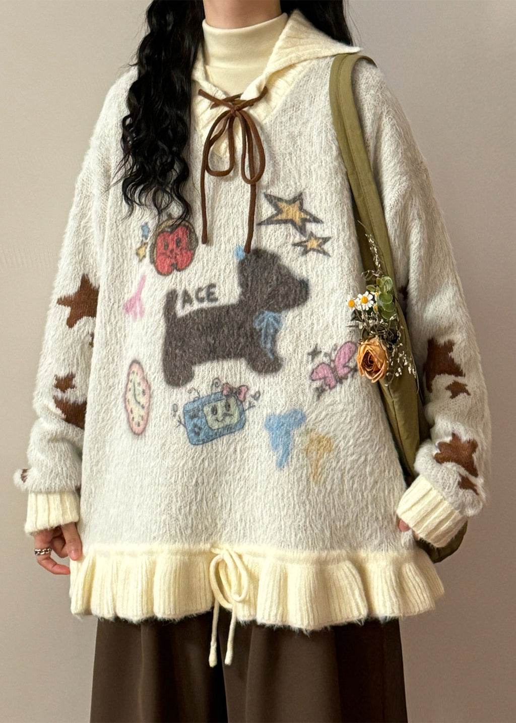 Classic Vintage Sweater with a Flattering Fit