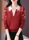 Vintage Inspired Sweater with a Contemporary Edge