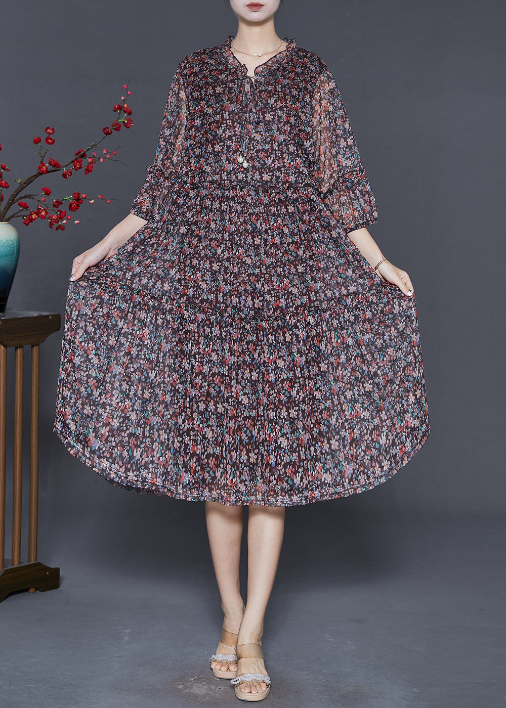 A Vintage Style Dress with Delicate Timeless Details