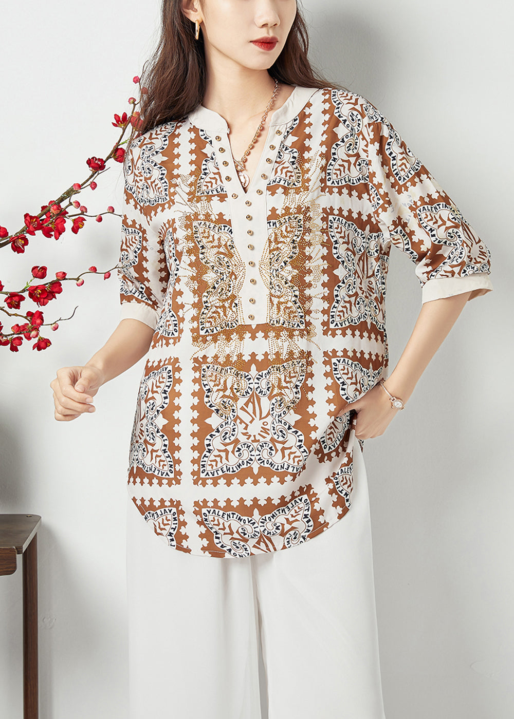 Beautifully Finished Blouse in a Timeless Design