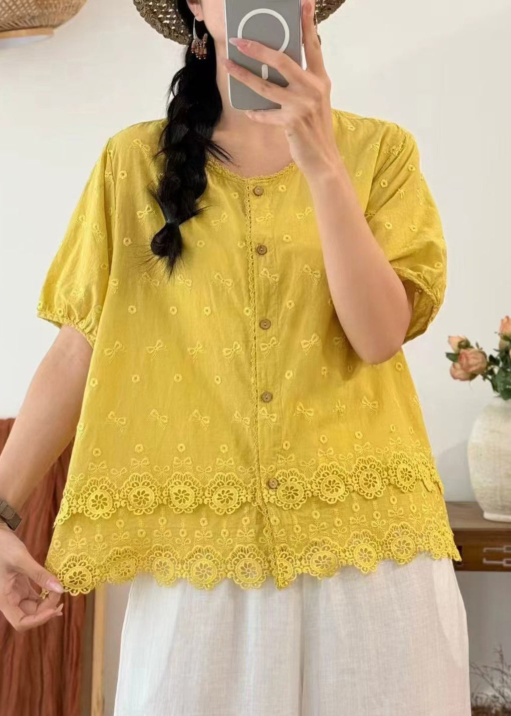 Vintage Inspired Blouse with a Contemporary Edge