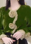 Classic Vintage Blouse with a Flattering Fit