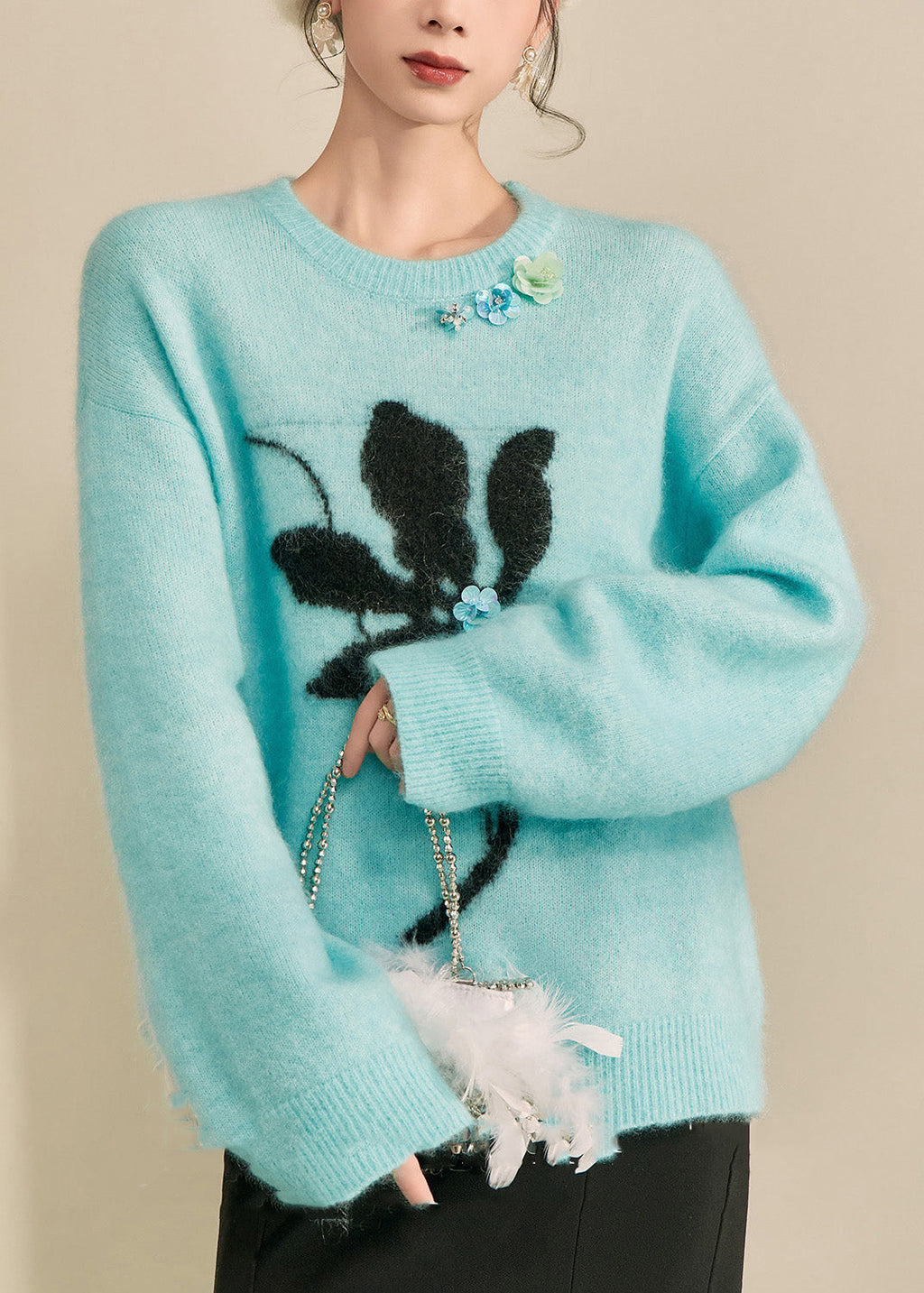 Beautifully Finished Sweater in a Timeless Design