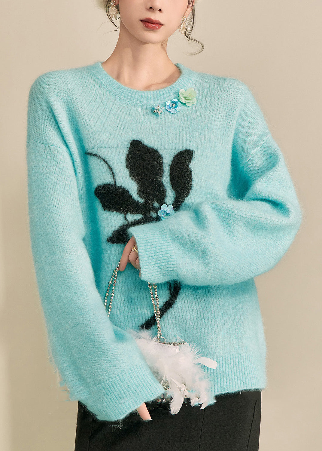 Beautifully Finished Sweater in a Timeless Design
