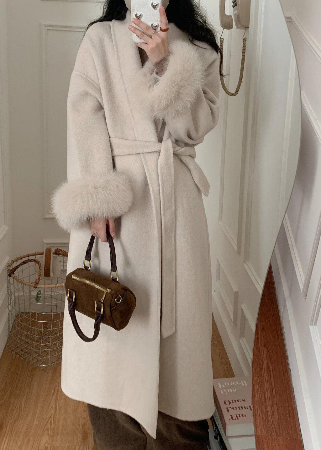 A Vintage Style Coat with Delicate Timeless Details