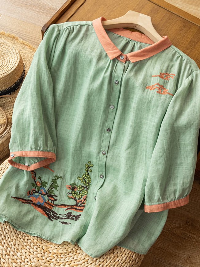 Beautifully Balanced Blouse with Timeless Character
