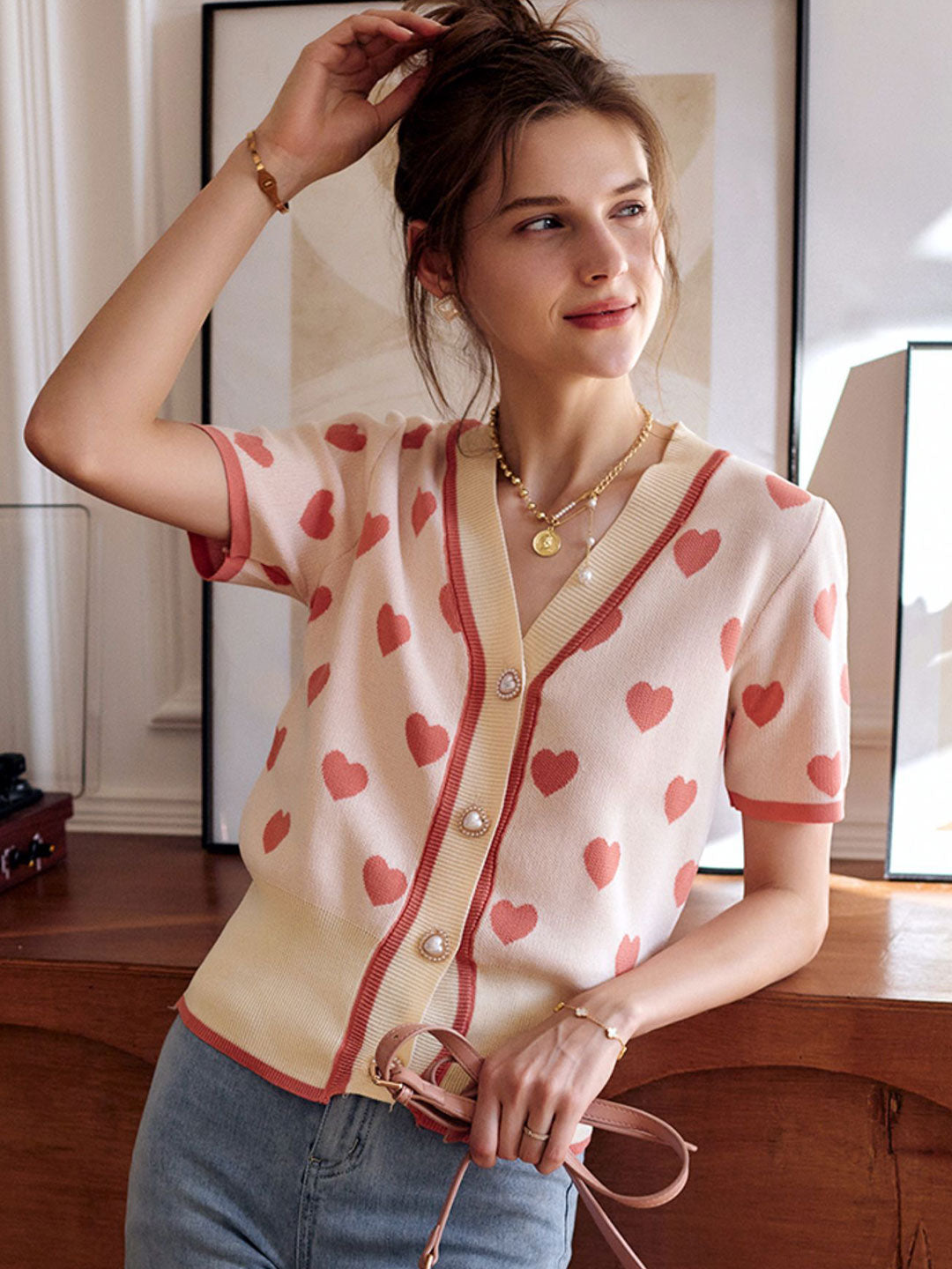 Vintage Inspired Cardigan with a Contemporary Edge